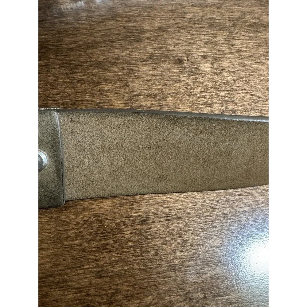 Armani Exchange A|X Genuine Leather Brown Belt One Size XL Made Romania